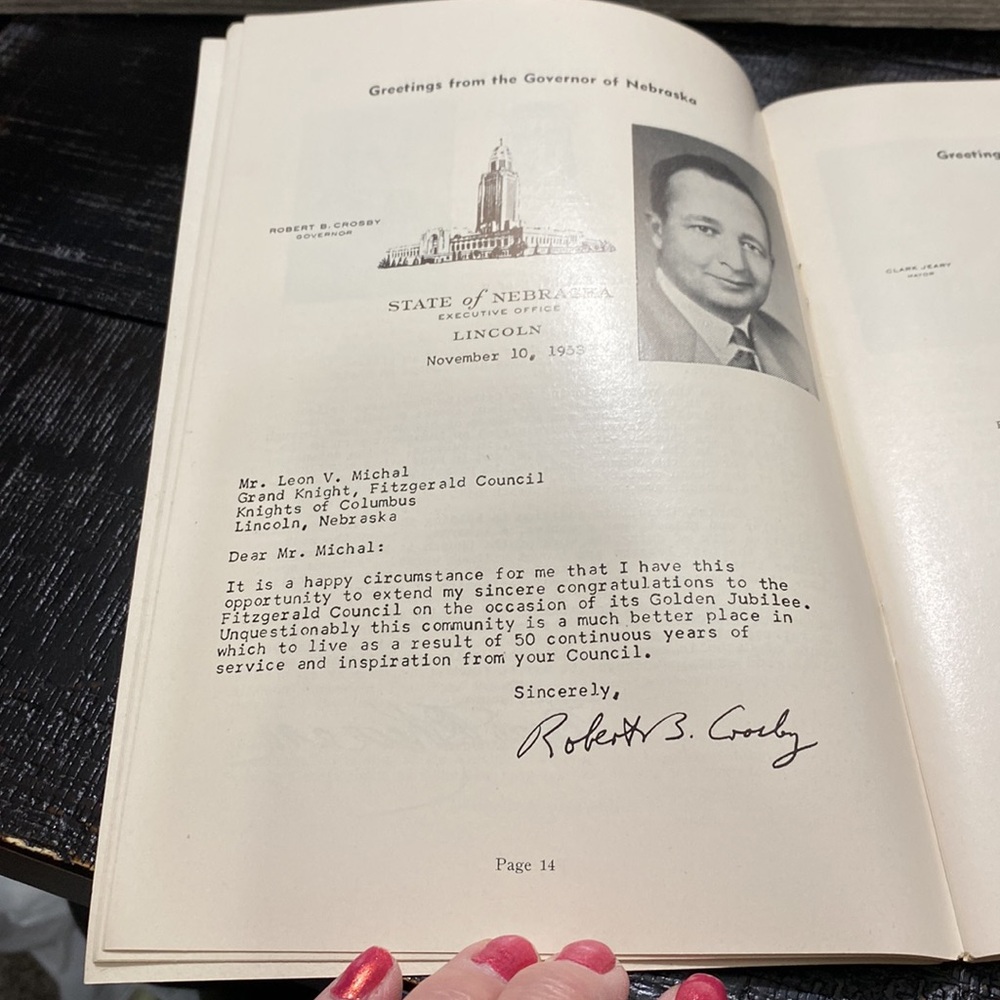 1954 Knights Of Columbus Jubilee Souvenir Booklet! - Picture 6 of 6